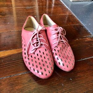 Leather Lace Up Oxfords